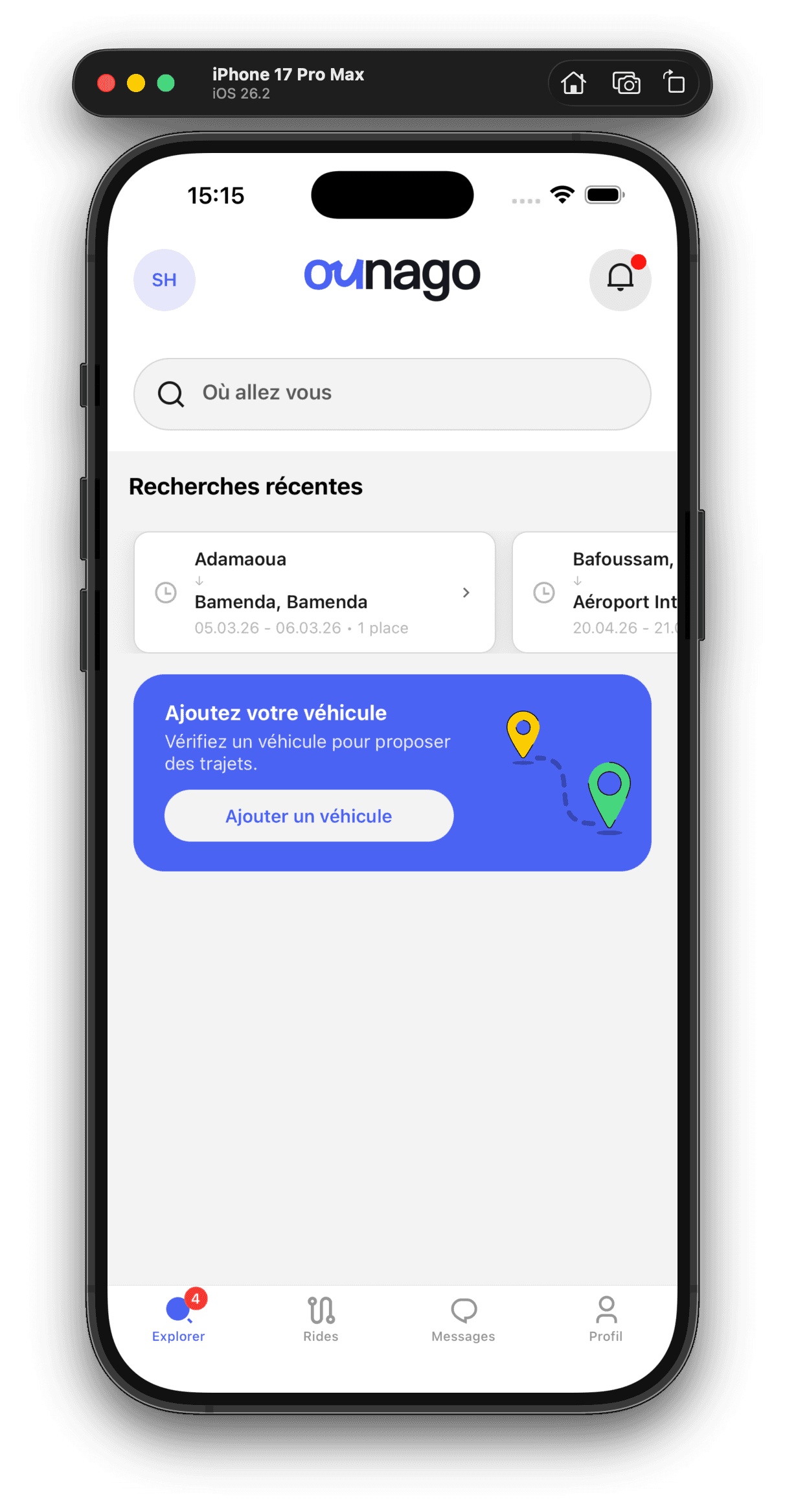 Passenger experience